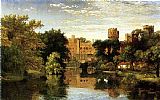 Jasper Francis Cropsey Famous Paintings - Warwick Castle, England